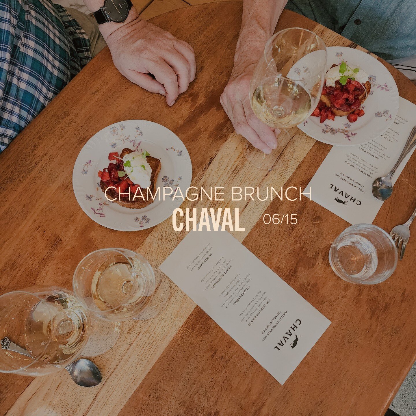 WINE BRUNCH: Fabulous Champagne Brunch @ Chaval (6/15)

Join the incredible team at @chavalmaine for the indulgent and unmissable Fabulous Champagne Brunch, including Krug Ros&eacute; and caviar 🥂 The four-course brunch menu will feature four incred