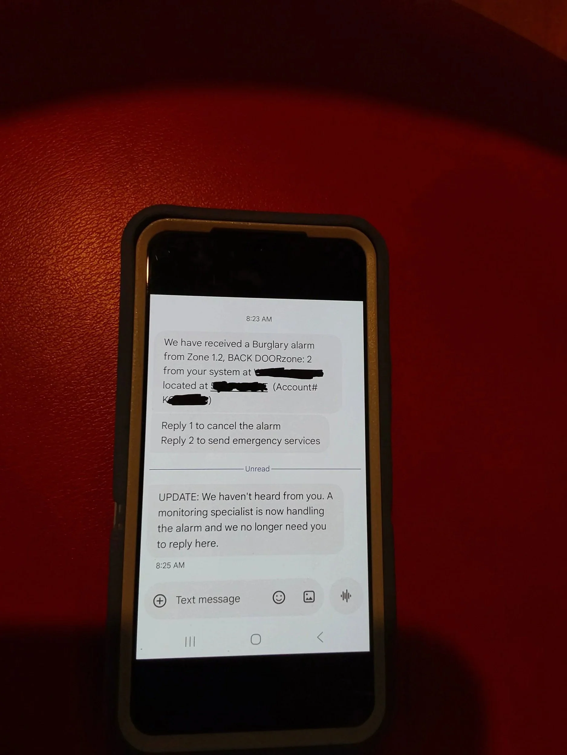 Text notifications are an essential tool to decrease false alarm dispatches