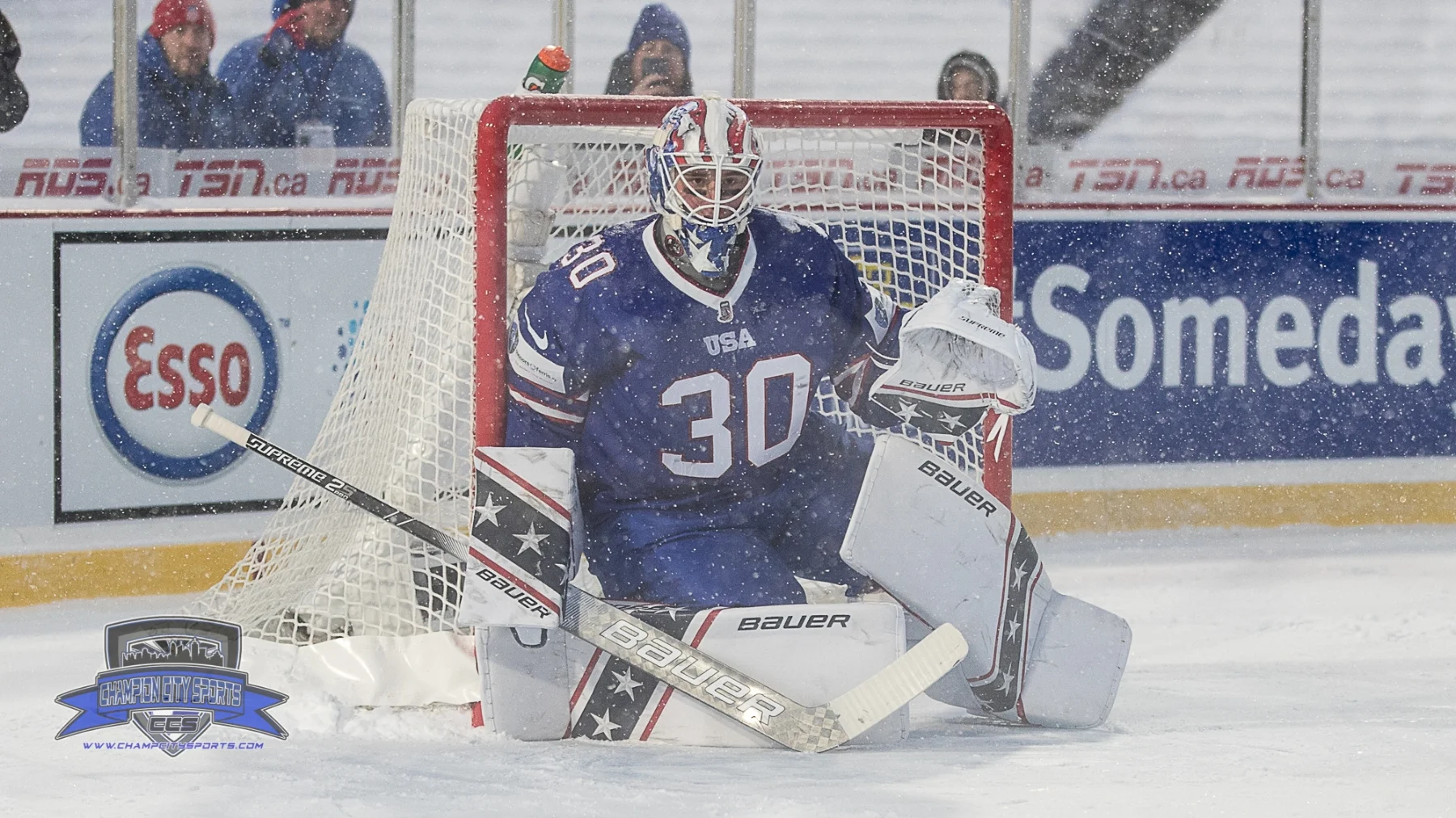 Team USA Goaltender Jake Oettinger 