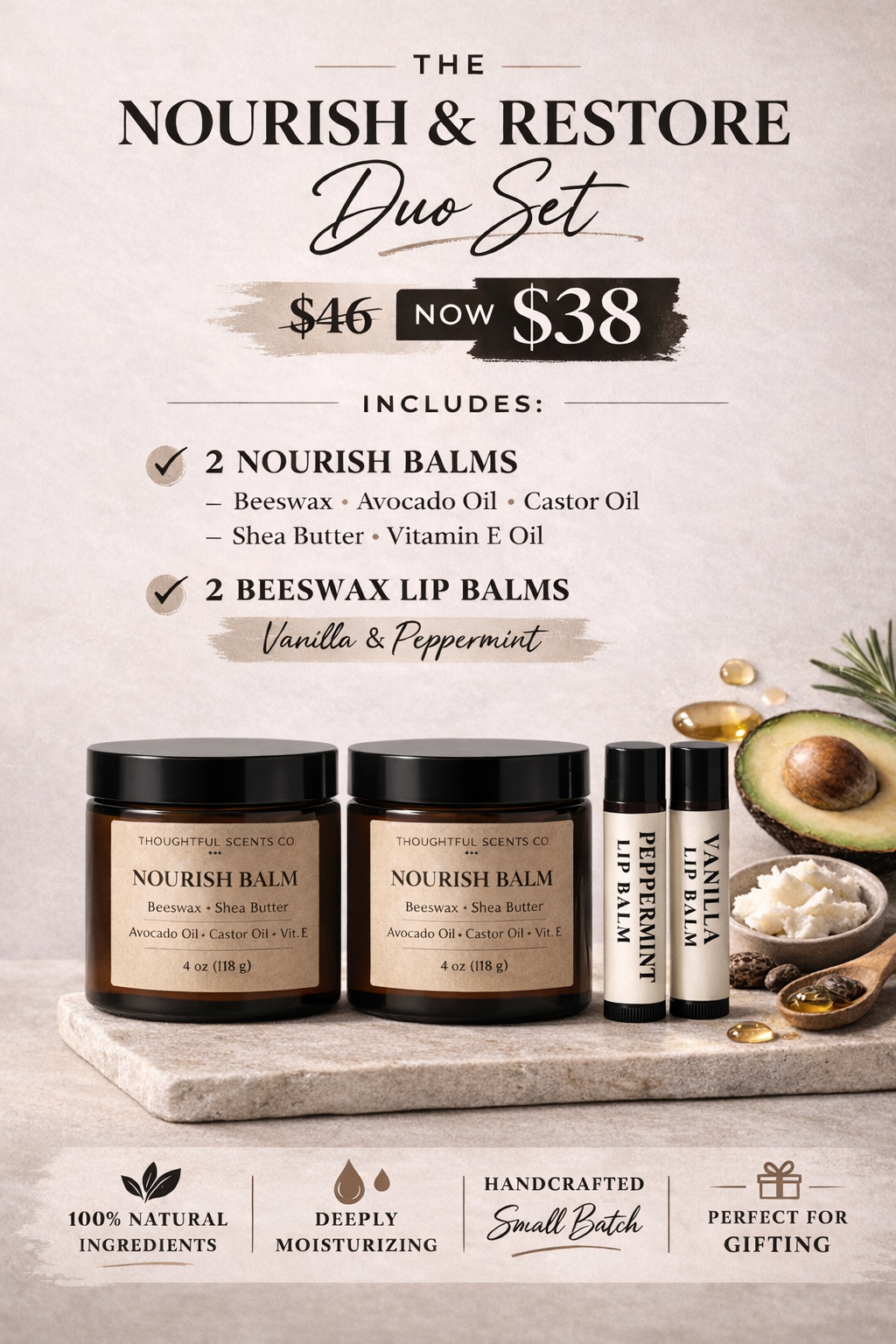 Nourish and Restore Duo Set