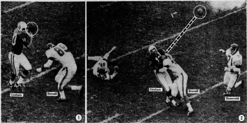  UC gets its only touchdown of the day on a botched Miami punt. (Enquirer/Dick Swaim) 