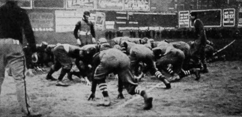  A 1906 UC game. (I believe this was the game against Carlisle on November 24, but I can’t say for sure.) (UC Libraries) 
