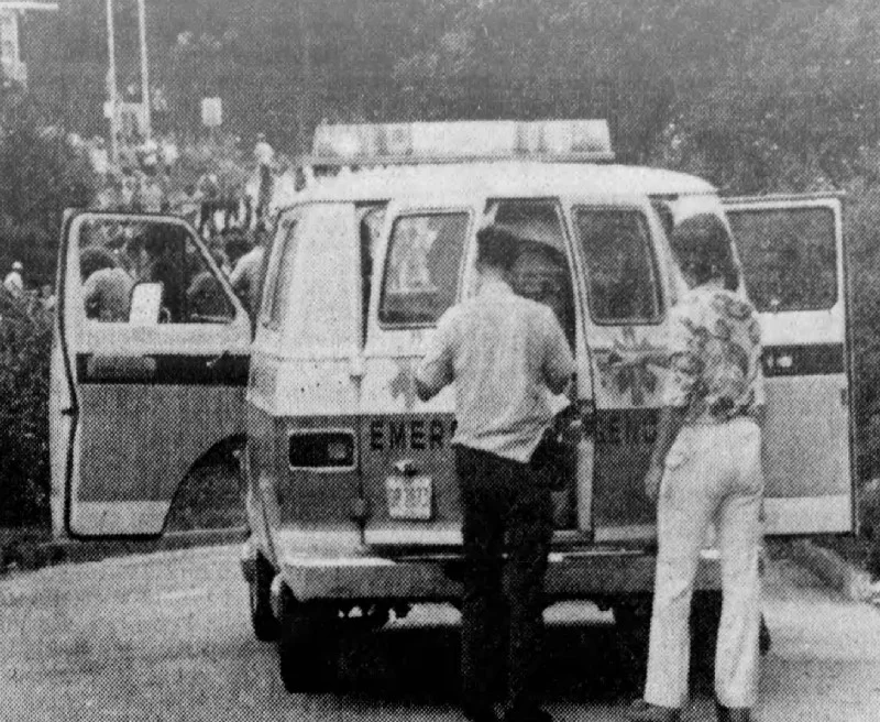  An ambulance responds 