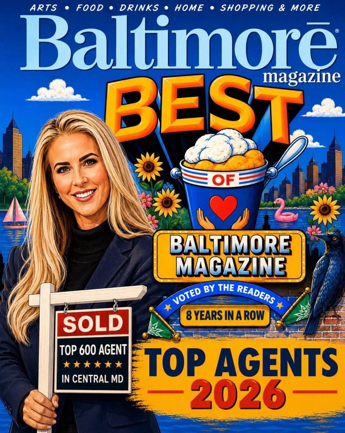 8 years in a row! 💙 So grateful to once again be recognized as a Baltimore Magazine Top Agent for 2026.

As I approach 21 years as a licensed Realtor, I still love that no two days, transactions, or clients are ever the same. Every person comes with