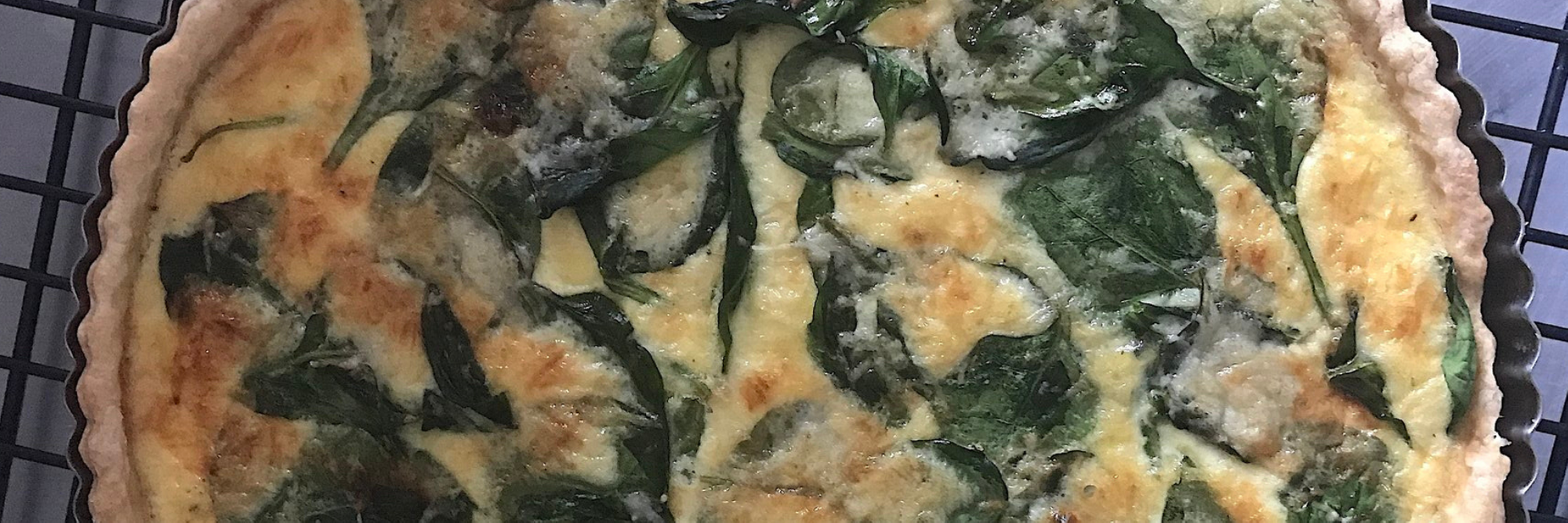Spinach and Gruyère Quiche