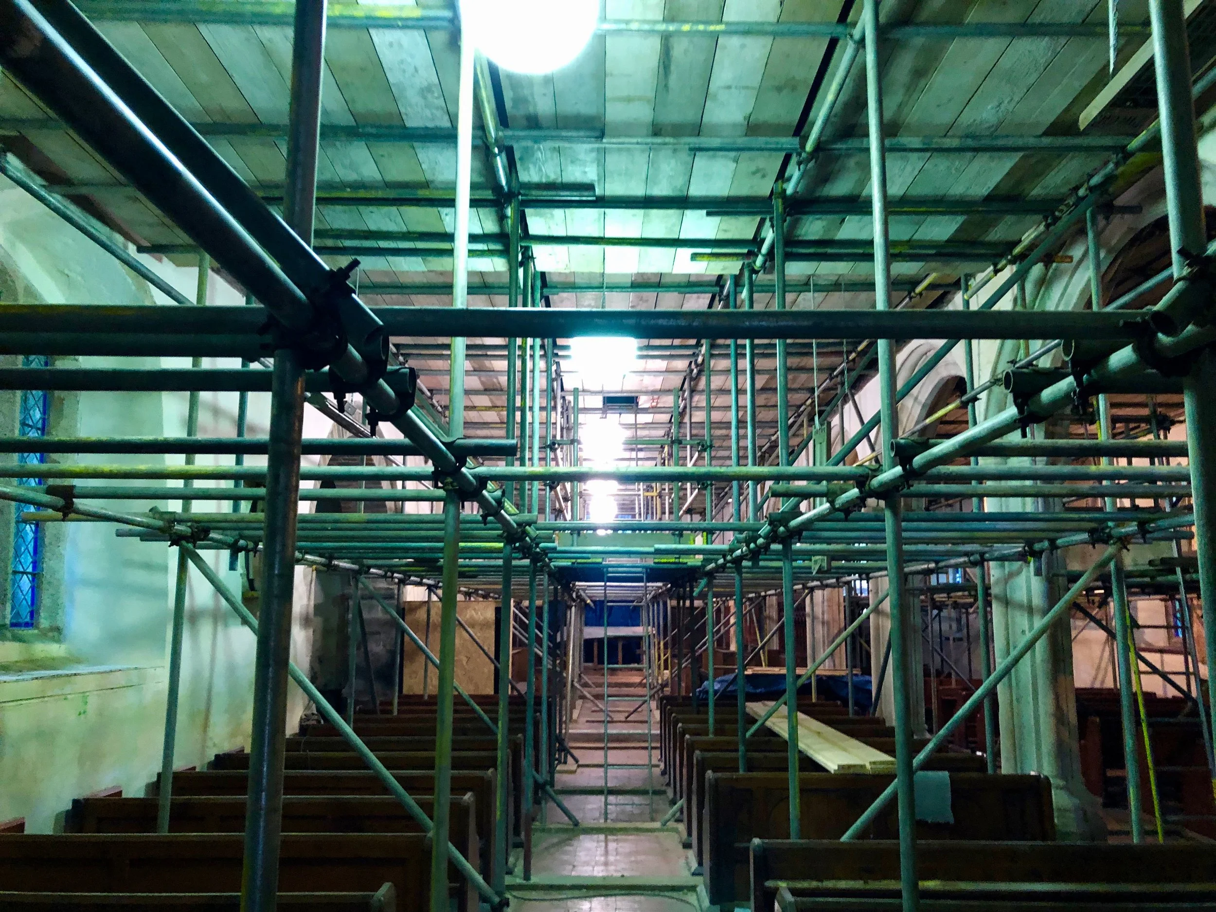 PLENTY OF SCAFFOLD ON THE INSIDE AS WELL!