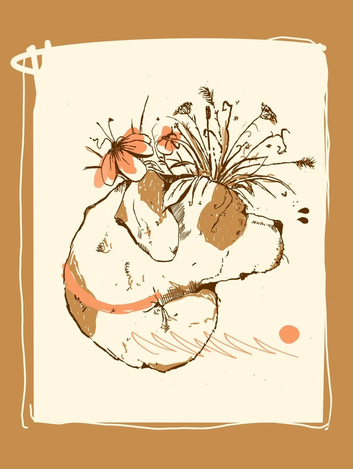 We are both deeply grateful for the overwhelming support of Squirt&rsquo;s surgery ❤️&zwj;🩹 We cannot thank y&rsquo;all enough! The fundraiser will be live for a few more days. 

Anyone who has donated any amount can get this design as a limited run