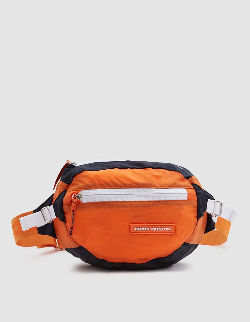 Heron Preston HP Fanny Pack in Orange $380