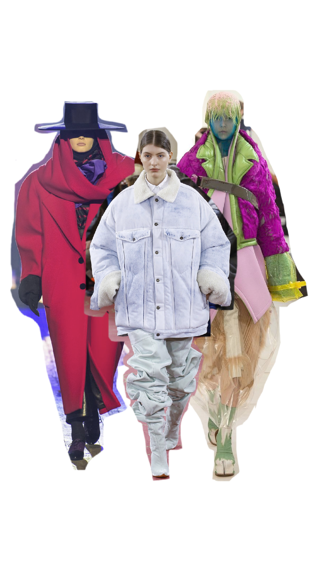 Photos (Left to Right): Marc Jacobs, Y/Project, Maison Margiela