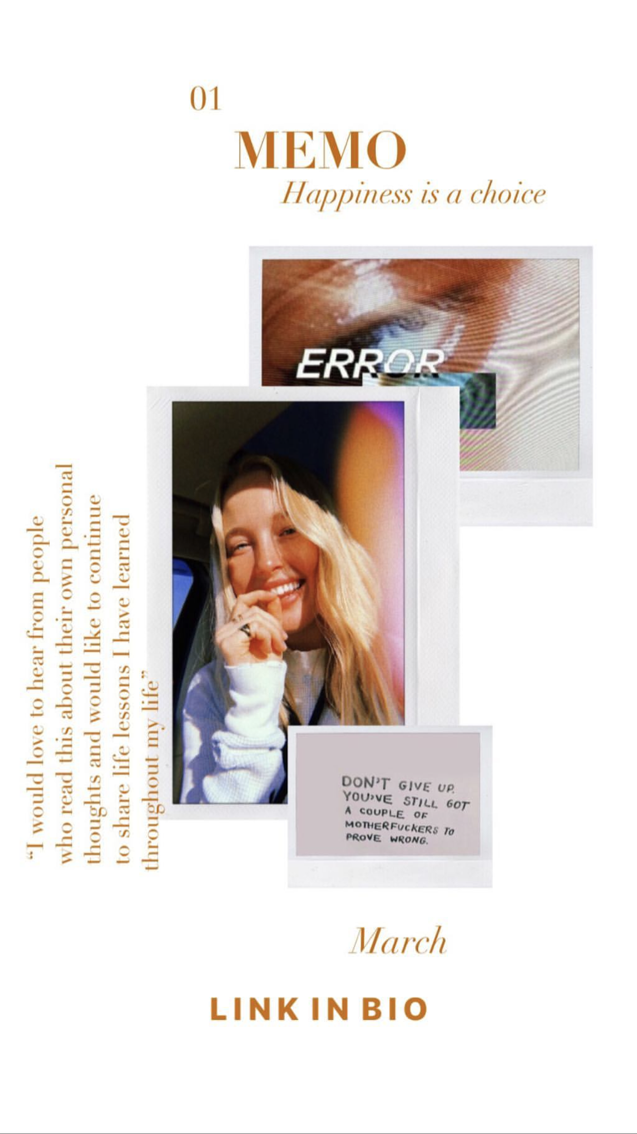 Memo From Elizabeth: Happiness is a Choice