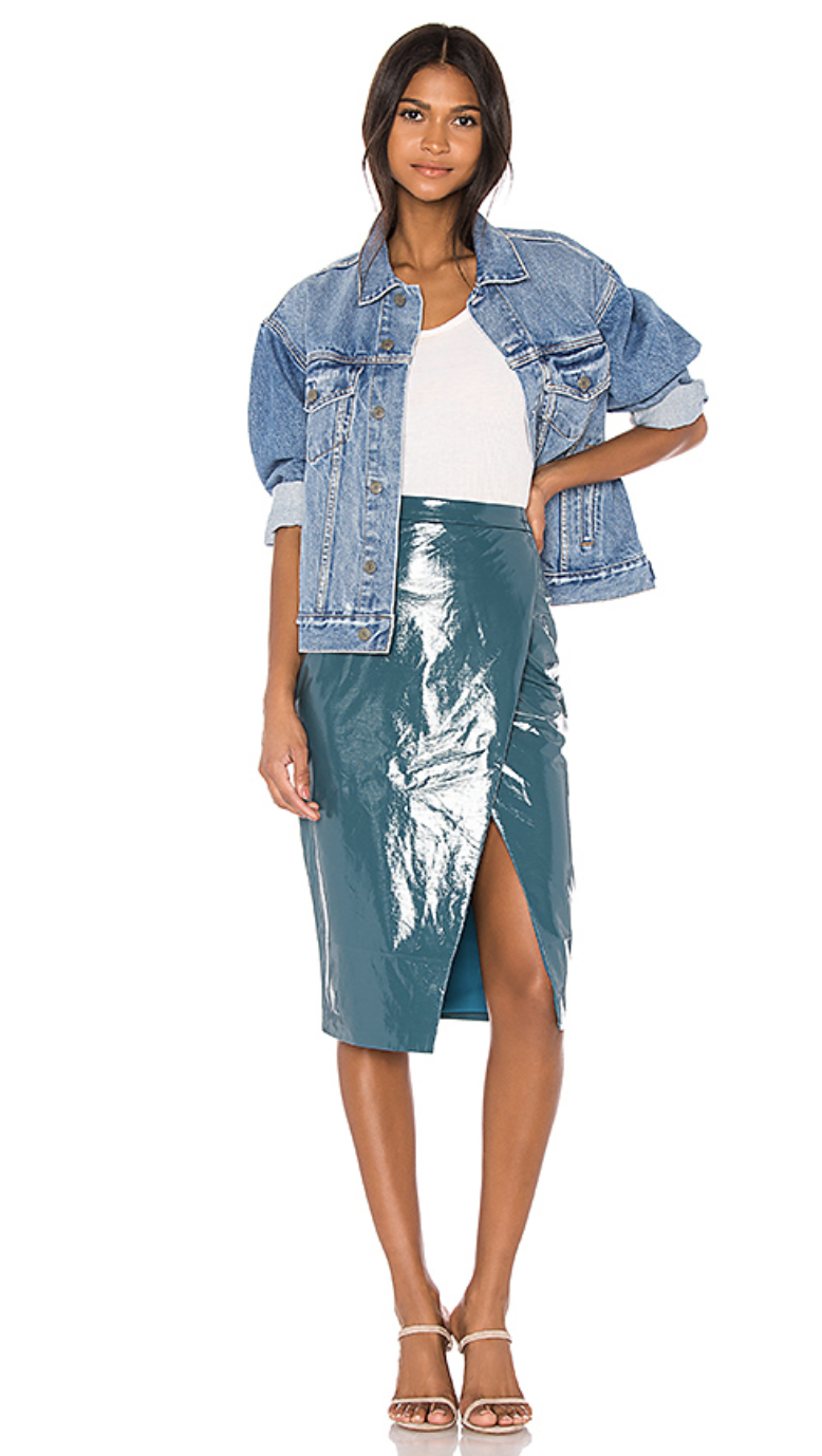 Lovers + Friends Michelle Faux Leather Skirt: $168