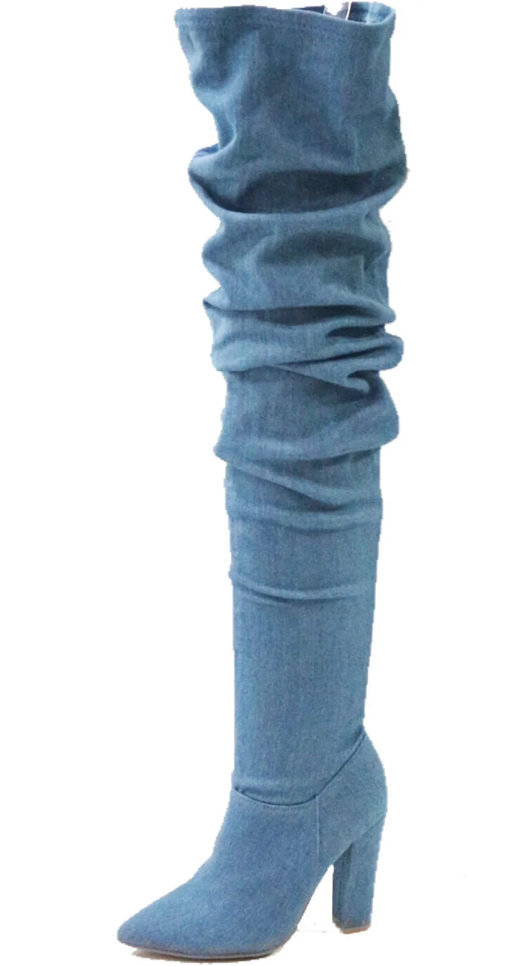 thigh high boots styled