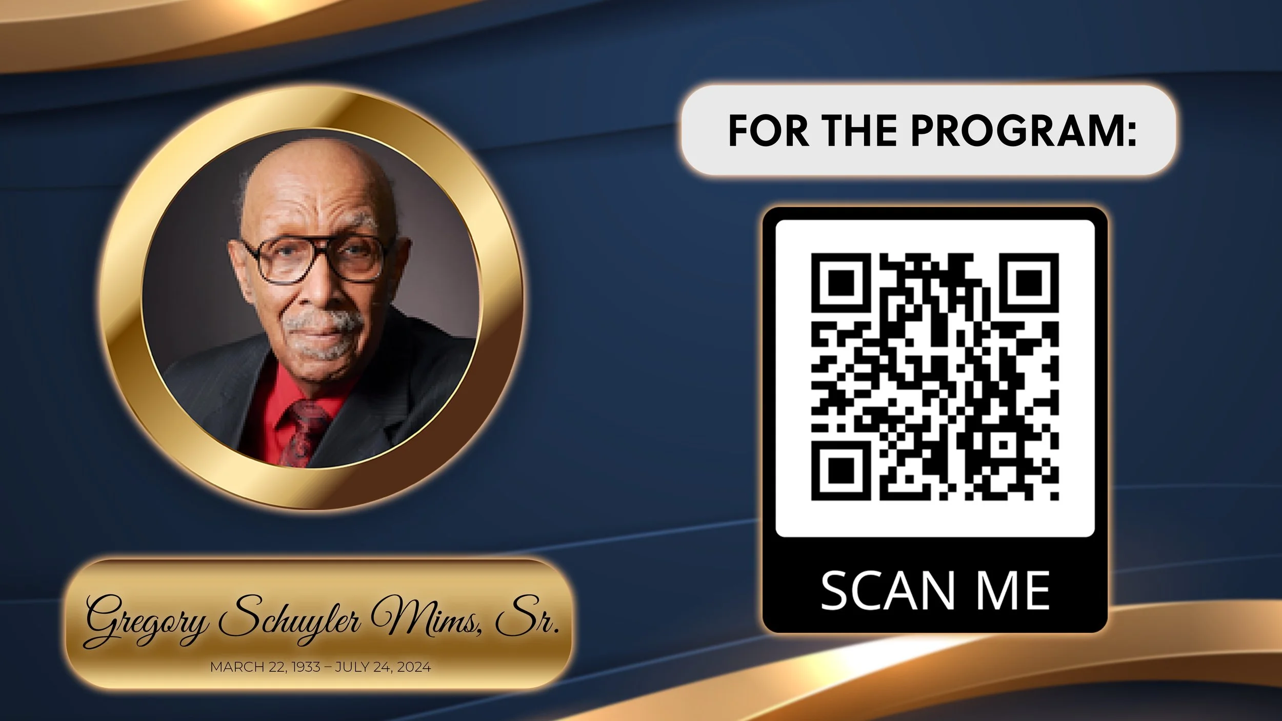Gregory S. Mims Sr. (Program QR Code)
