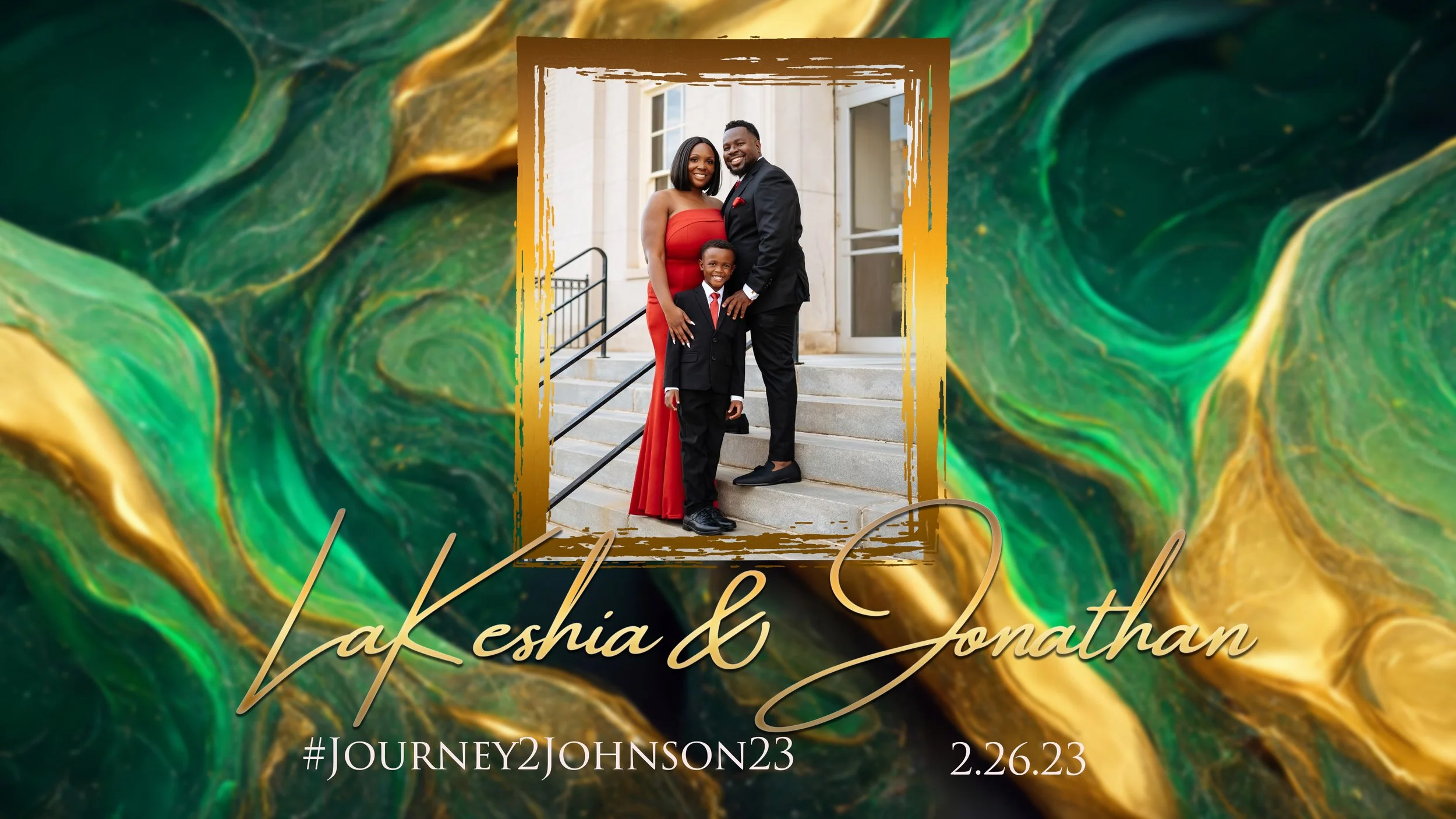 Full Screen Graphic/YouTube Thumbnail | The Johnson's Wedding 