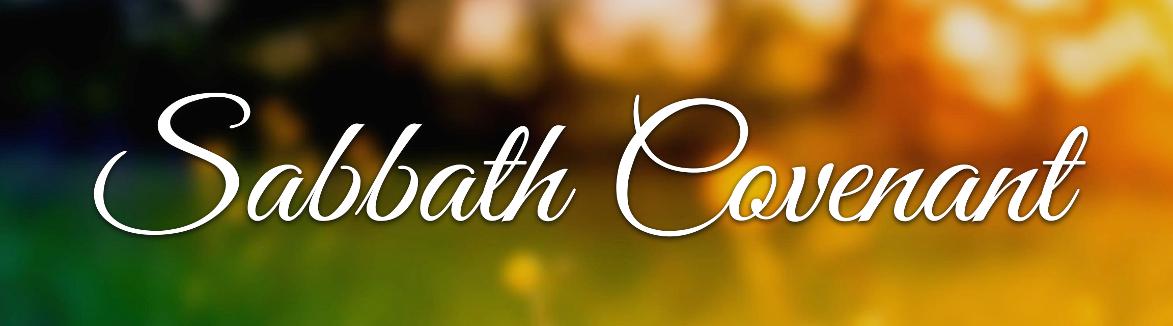 Sabbath Convenant Video Wall Graphic 