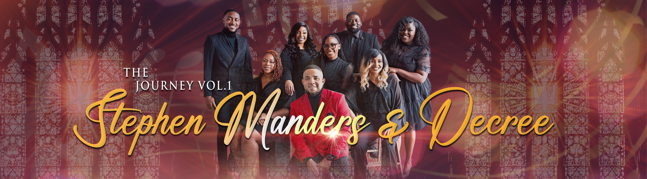 Stephen Manders & Decree Concert Video Wall Graphic