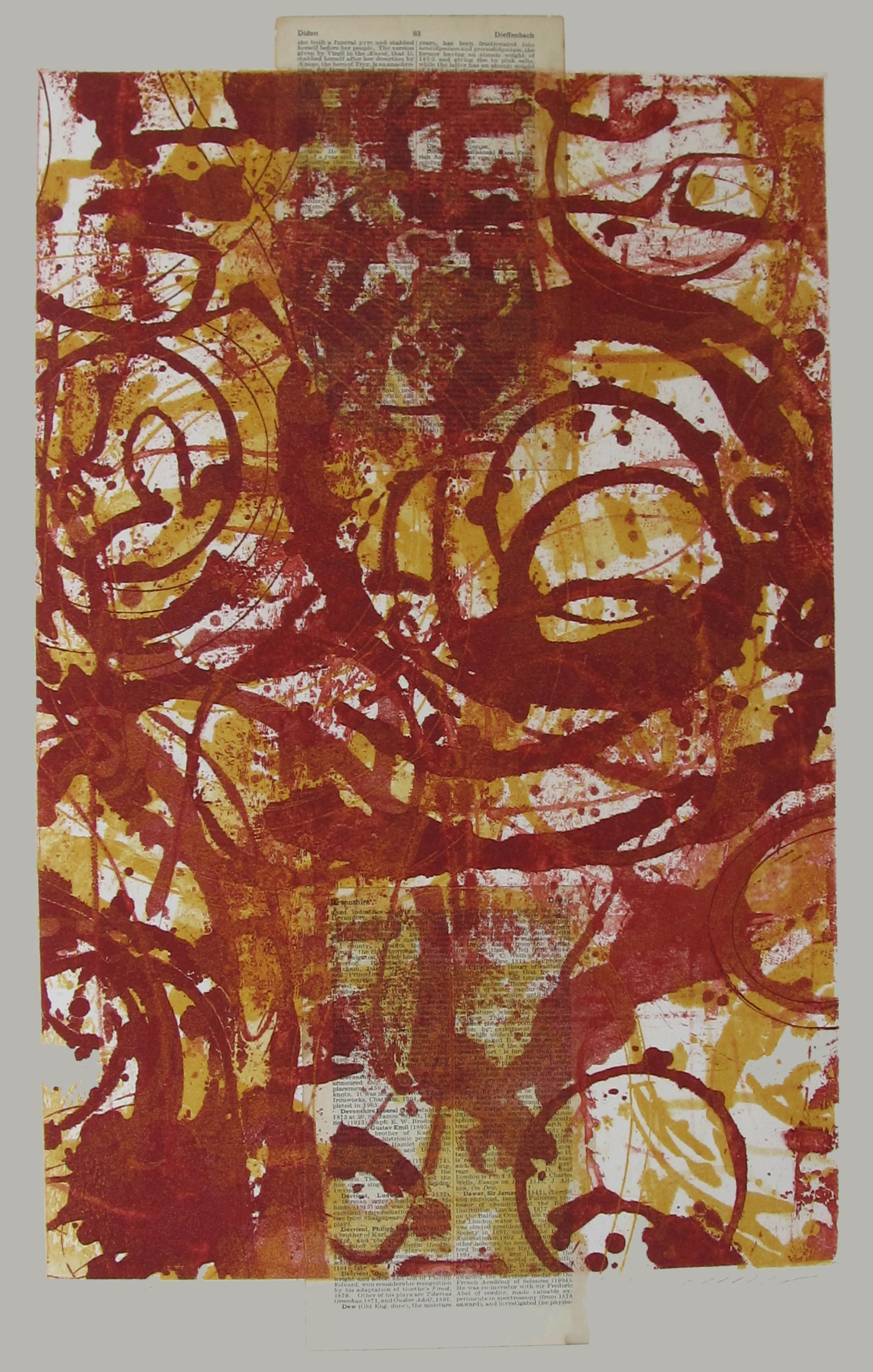 Solar Series I Litho Etching 20" x 12" plate 30" x 22.5" paper