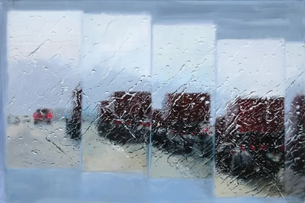 Catching Up Oil on Canvas 24" x 36"
