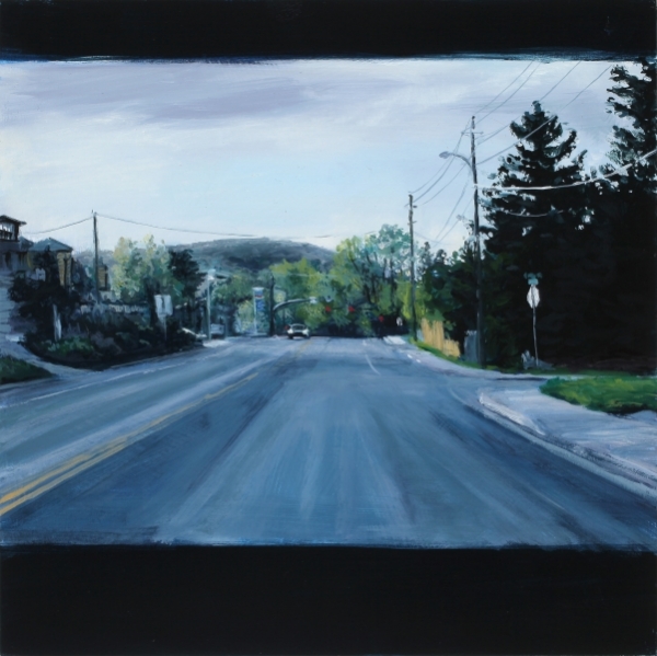 Next April VII Oil on Panel 10" x 10"