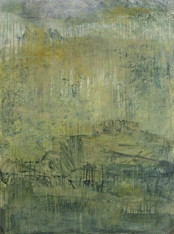 Untitled Oil, wax on wood 40" x 30”