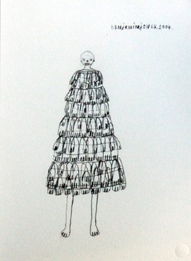 Helping Out graphite on paper 14.5" x 10.5"