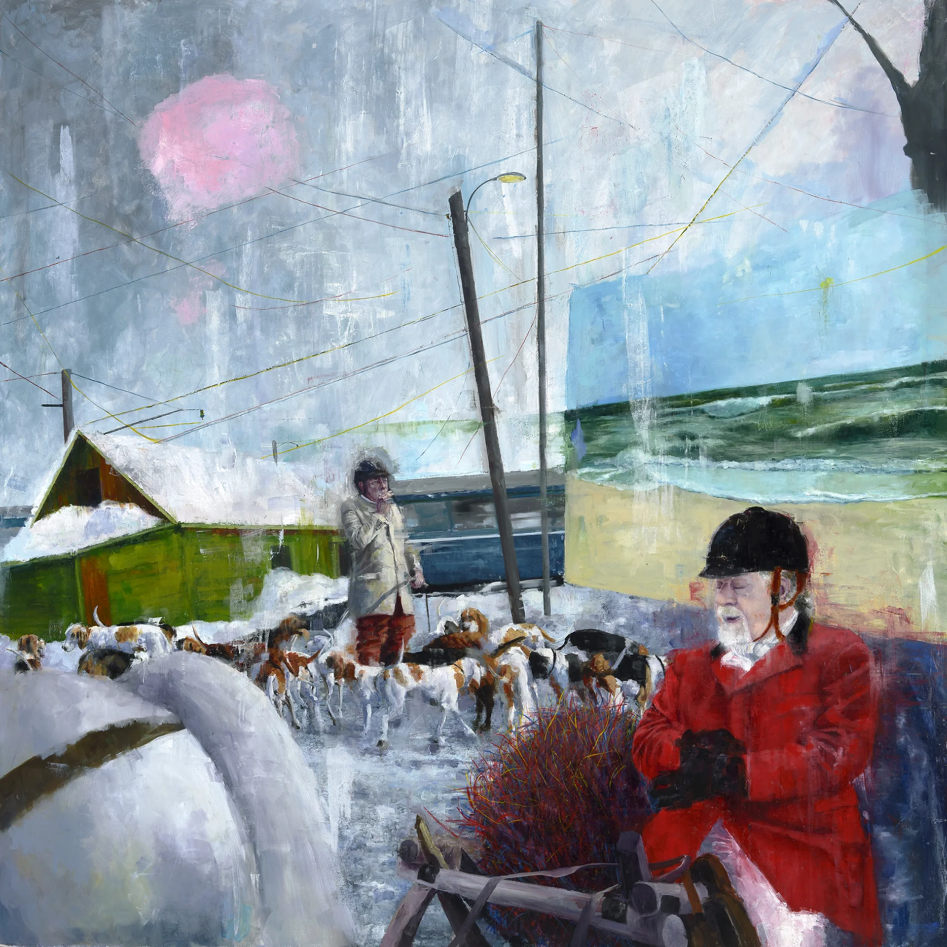 The Golden Thread Oil on canvas 72” x 72”