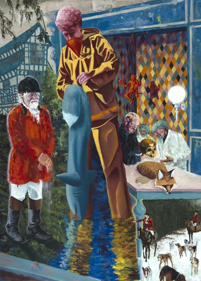 Teller of Tails Oil on canvas 90.25” x 64.5”