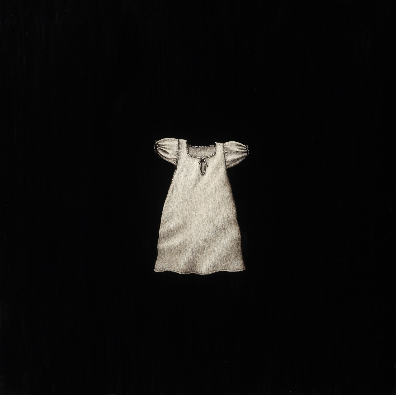 Little Dress Encaustic on Panel 16” x 16”