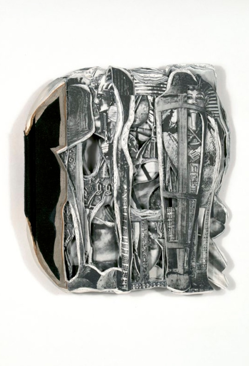 Atlas of the Royal Mummies Hardcover book, acrylic and varnish 6.25” x 5.5” x 1.12”