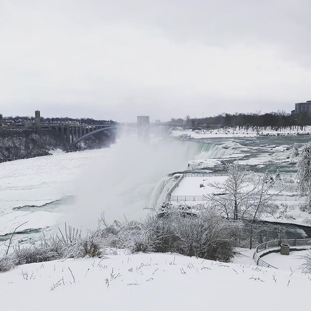 The Niagara Falls Ver. Winter #niagarafalls #winter #snowday