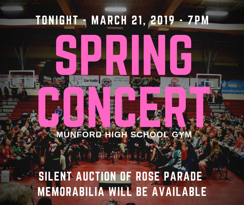 Spring Concert - March 21 at 7pm