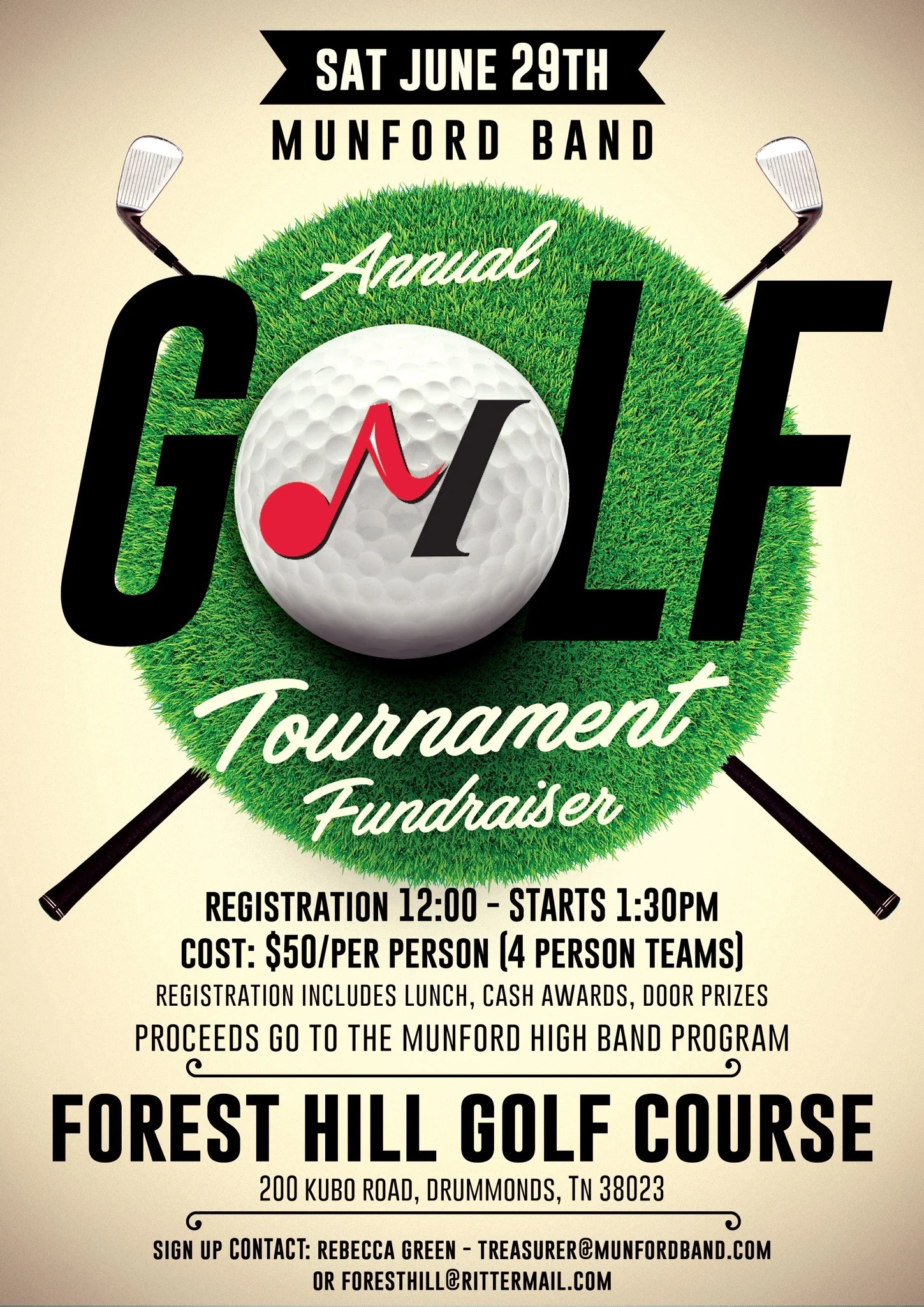 2019 Munford Band Golf Tournament - June 29, 2019