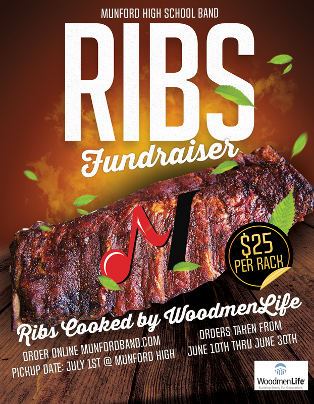 Ribs Fundraiser - Online Ordering thru PayPal! 