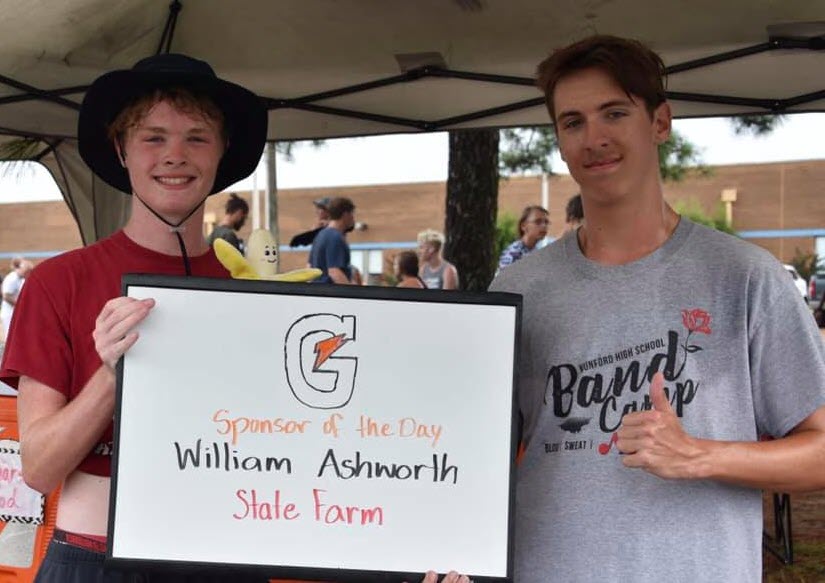 William Ashworth State Farm Gatorade Sponsor of the Day!