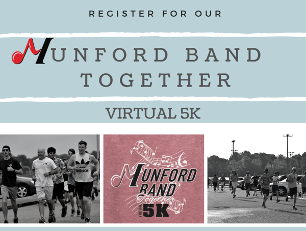 Munford Band Together Virtual 5k!