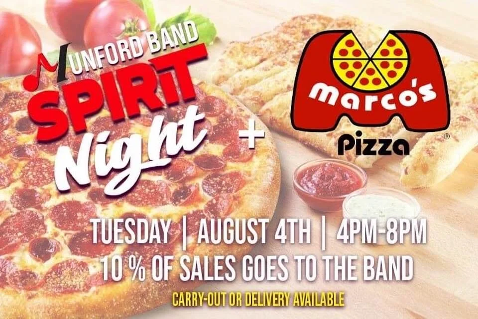 Marco's Spirit Night - Aug 4th!