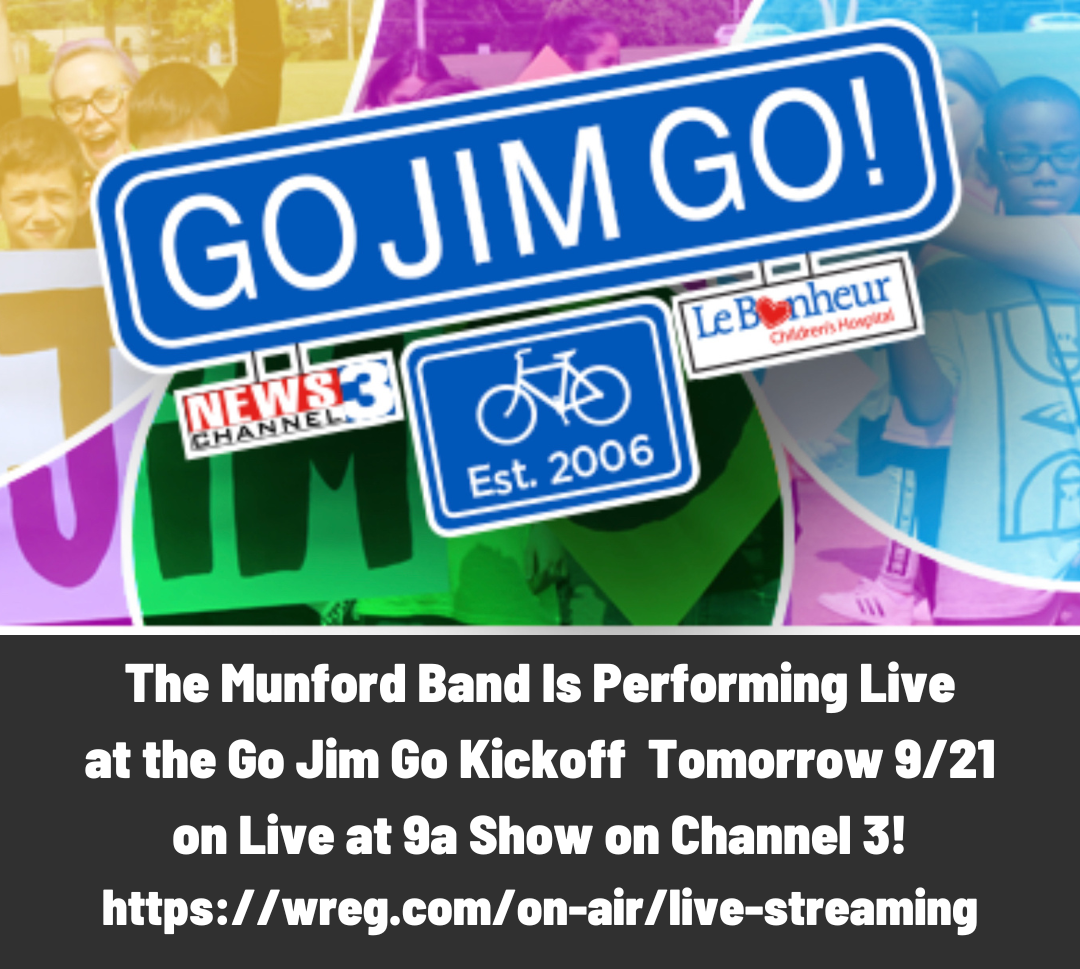 Munford Band Performing Live at Go Jim Go Kickoff