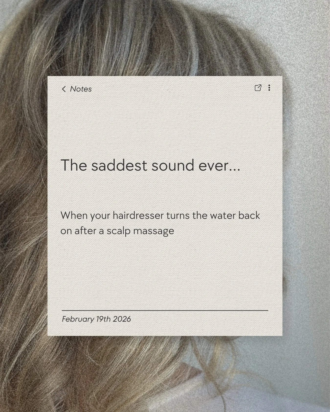 There&rsquo;s nothing like a good scalp massage. 

Did you know we offer a full DETOX SCALP TREATMENT? The only part you won&rsquo;t love is when it ends.