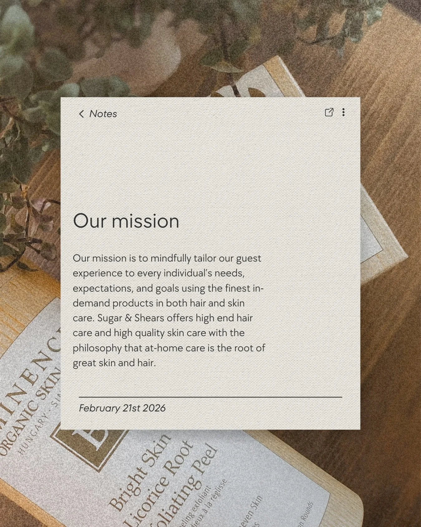 Our mission here at Sugar &amp; Shears is to always make you feel safe and seen + what&rsquo;s up 👆🏻