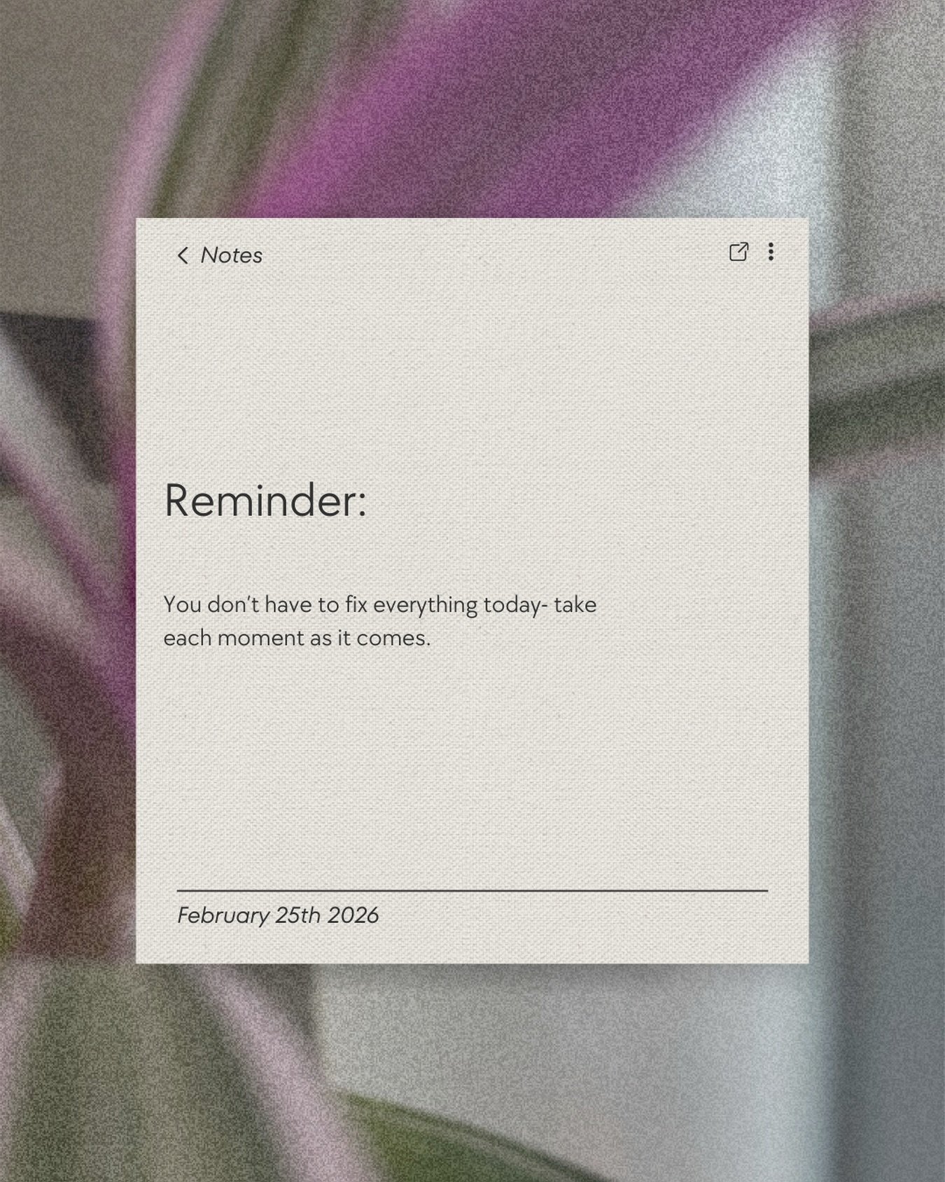 Just a friendly reminder. 😉