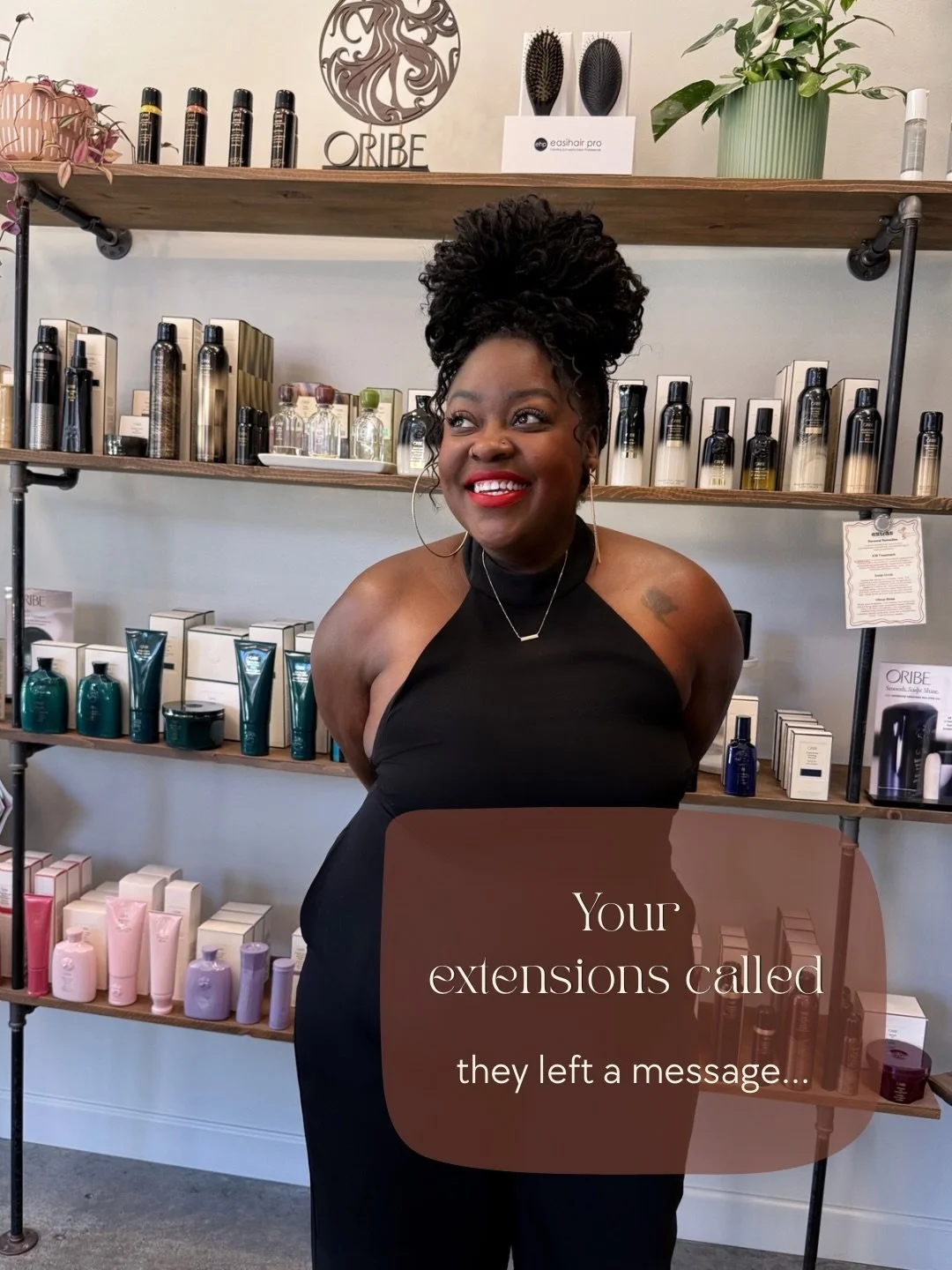 Your hair extensions want the love they deserve. Just a few reminders. 🤍 

Oh, one more! Make sure to use extension safe spf! @coola is a great option.