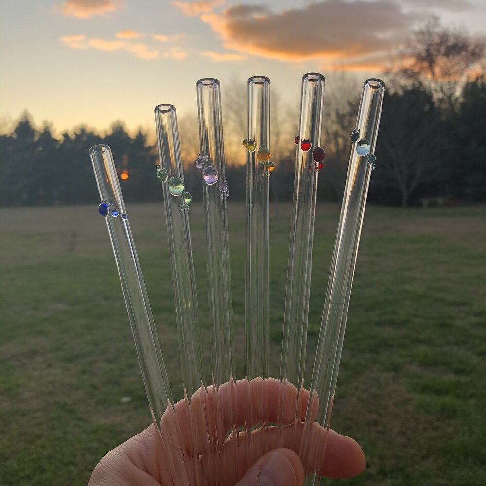 Borosilicate Glass Drinking Straws — Burning Both Ends