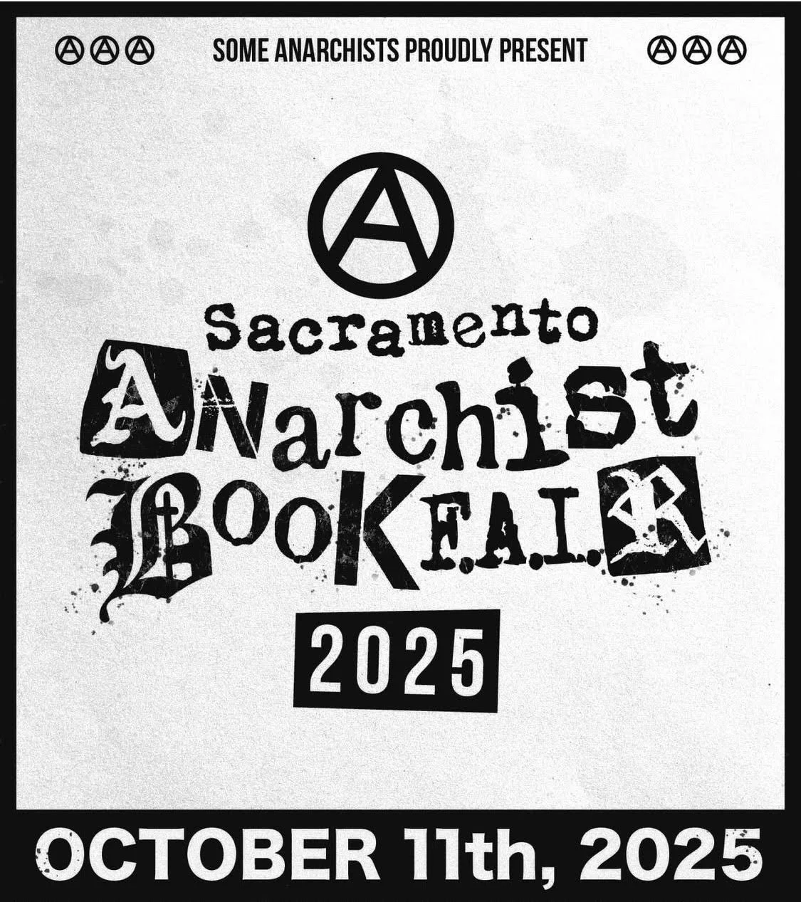 SAVE THE DATE: Red Flag Warning at Sacramento Anarchist Book Fair