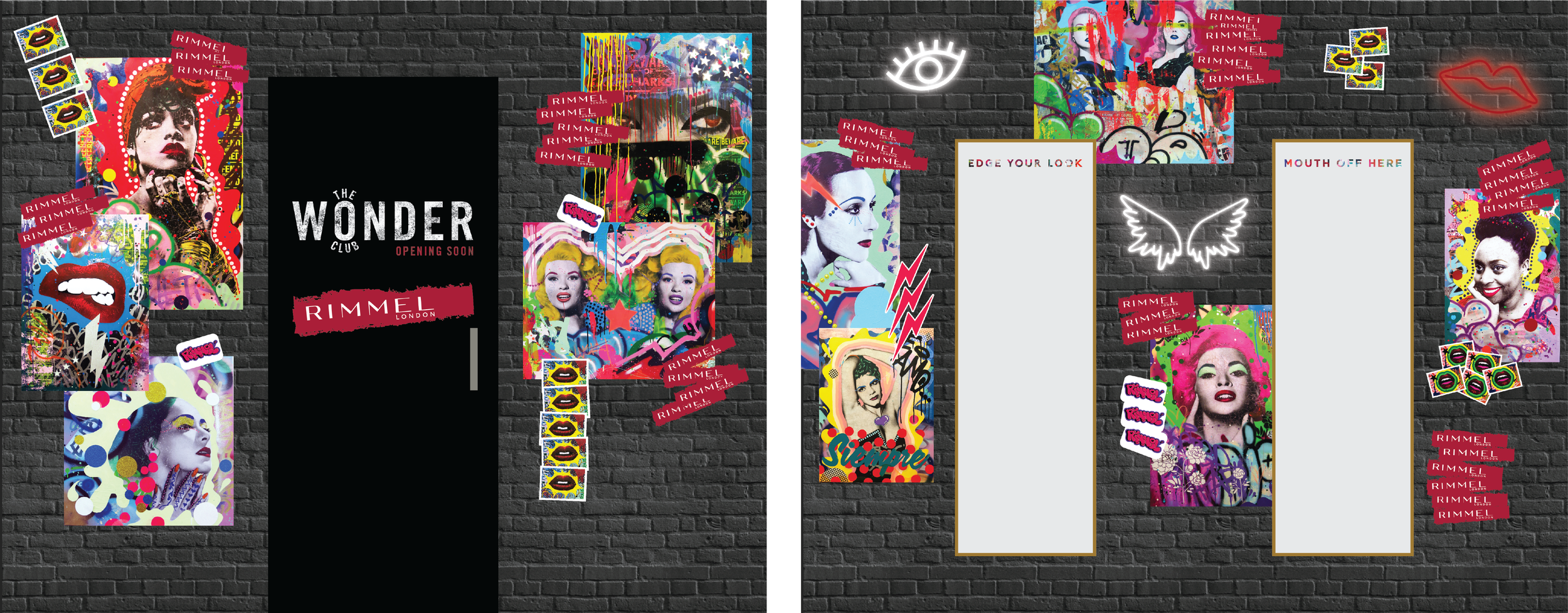(Street art painting assets provided by brand)