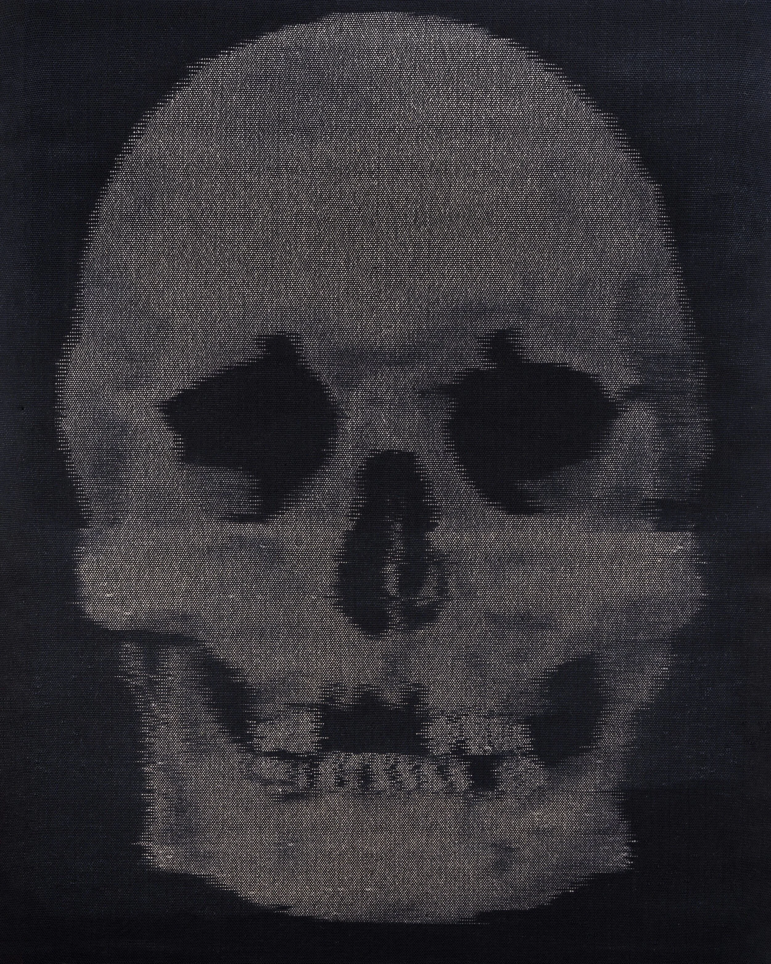 How Long Does It Take?
36&quot; x 48&quot;

#weaving #weaver #skull #death #grief