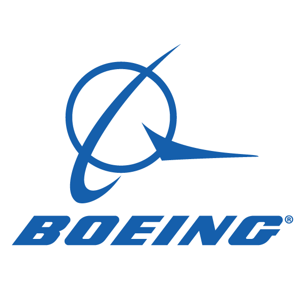 Boeing logo.