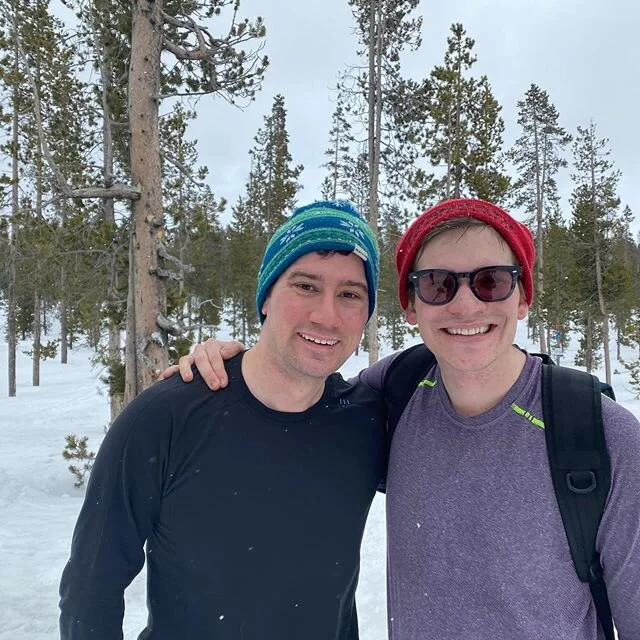 Cross-country skiing with this cutie in beautiful Bend, OR! #donttellRuthie