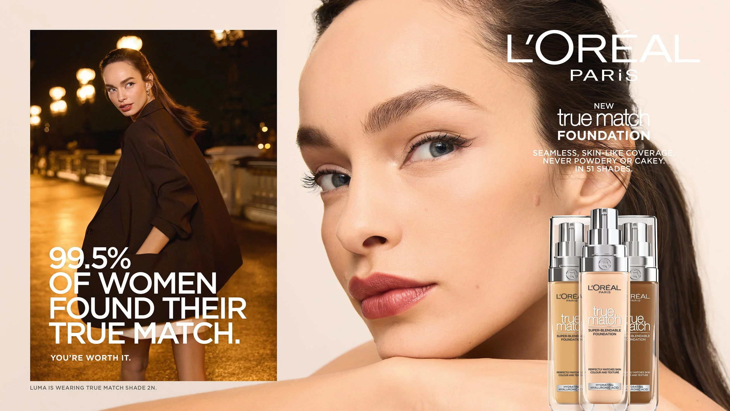 L'OREAL TRUE MATCH X LUMA GROTHE