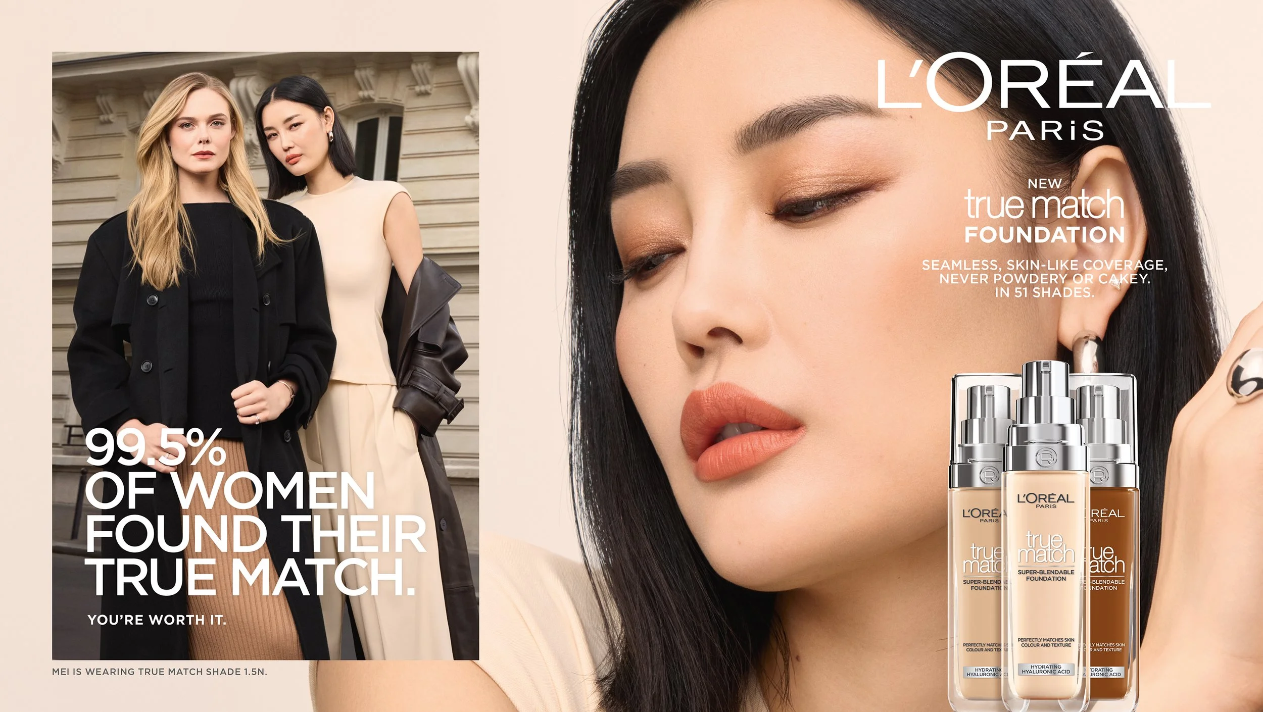 L'OREAL TRUE MATCH X ELLE FANNING X MEI