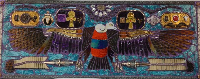 Egyptian Goddess Mut-14 x 36 x 2 $995.jpg